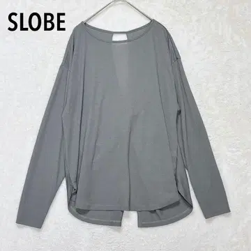 슬로브 이에나 블라우스 셔츠 긴팔 얇은 소재 일본제 심플 백 트위스트