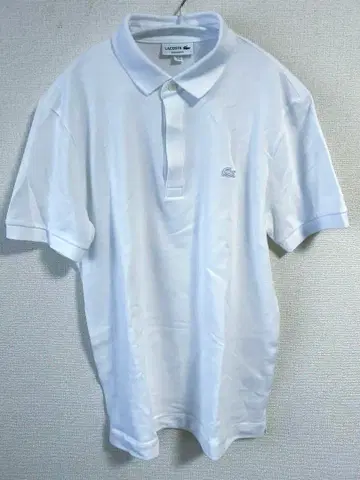 LACOSTE 라코스테 화이트 흰색 피케 셔츠 US S FR 3 미사용