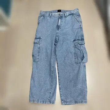 H&M 배기 카고 데님 US34/30