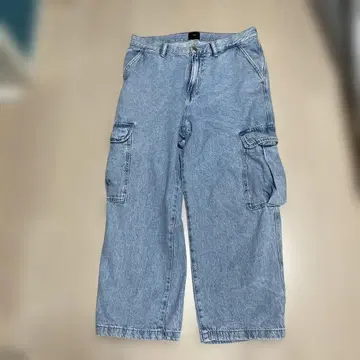 H&M 배기 카고 데님 US34/30