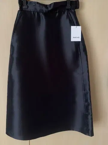 machatt 새틴 스커트 38 블랙