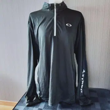 [ 컨디션 최상 ] OAKLEY 오클리 긴팔 셔츠 모크넥 하프 지퍼 XL