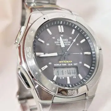 CASIO Wave Ceptor WVA-470 카시오 솔라 전파 손목시계