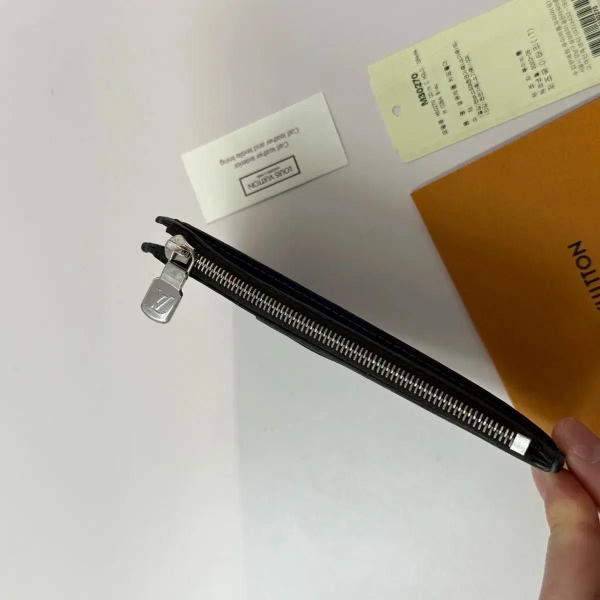 루이비통 코인홀더 카드지갑 코발트블루