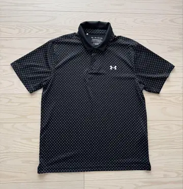 언더아머 도트 무늬 반팔 피케 셔츠 2XL