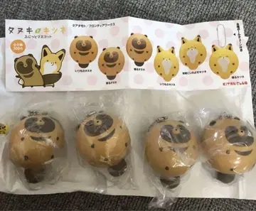 너구리와 여우  마스코트 4개