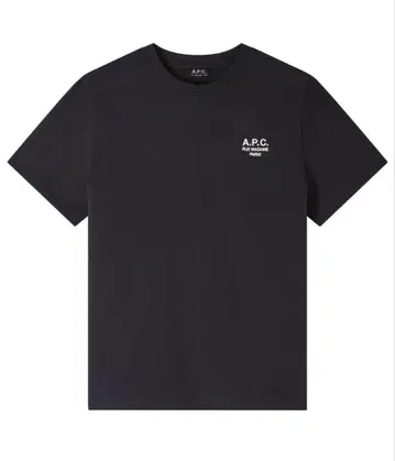 A.P.C. 로고 T셔츠 블랙 새상품급 남성용 S사이즈