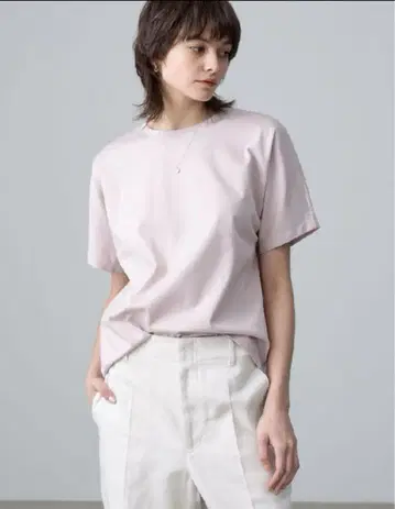 ebure ELLESHOP 한정판 퓨어 오가닉 바이오 크루넥 티셔츠