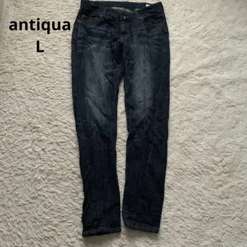 antiqua 안티카 다크 블루 데님 L 루즈핏 내추럴