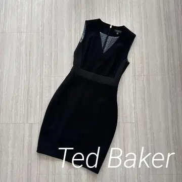 TED BAKER 슬리브리스 드레스 블랙