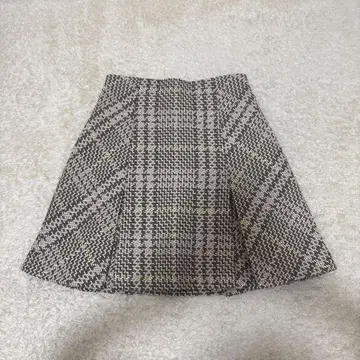 SNIDEL 로빙 체크 미니 스커트