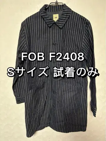 FOB F2408 데님 코트 워바시 1 S 사이즈 시착만 한 상품