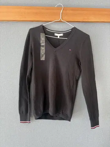 Tommy Hilfiger 블랙 긴팔 스웨터 XS