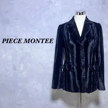 PIECE MONTEE 테일러드 자켓 벨로아 안감 블랙 4641