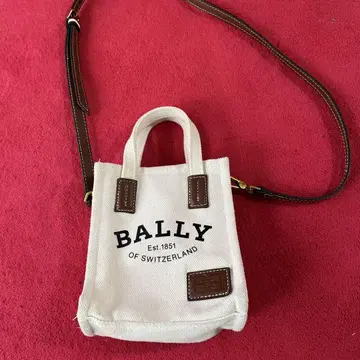 BALLY 소형 숄더백 화이트