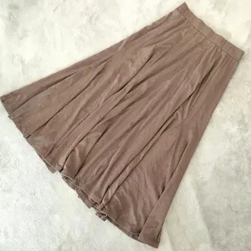 MAISON DE PAPILLON 플레어 스커트 브라운 M 사이즈