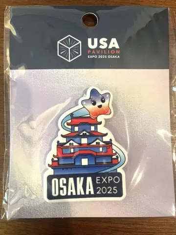 [새상품] 오사카 간사이 만박 미국관 한정판 마그넷