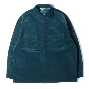 Cootie Velour Zip Up Work Shirt