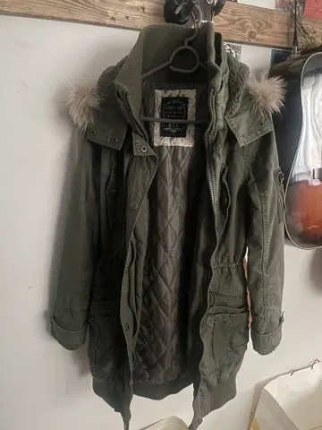 퍼 미니 리 모즈 코트 페어리 그런지 y2k