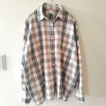 Spick&Span DEVEAUX 타탄 체크 와이드 크롭 셔츠