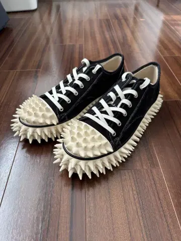 새상품 doublet SPIKY CANVAS SNEAKER 블랙
