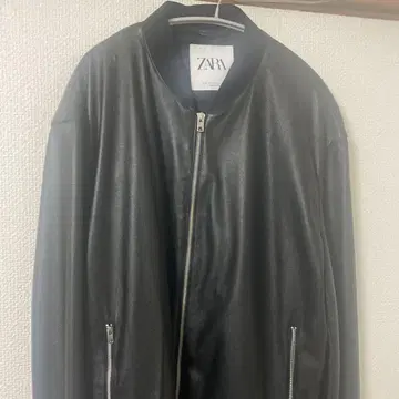 ZARA ma1 블루종 광택 블랙