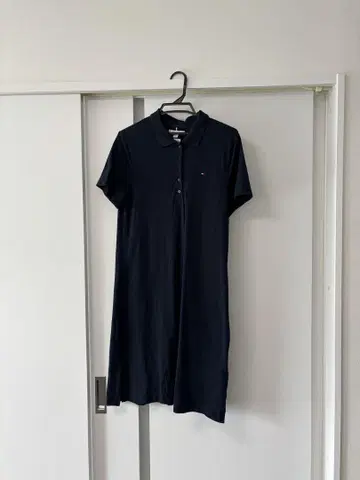 TOMMY HILFIGER 네이비 폴로 셔츠 원피스 L