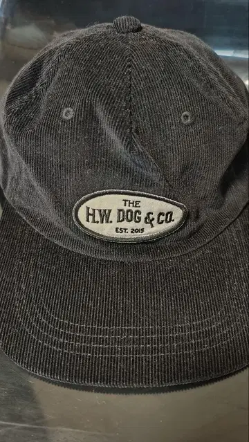 THE H.W. DOG & CO. 코듀로이 워커즈캡 블랙