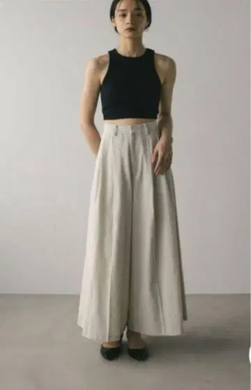 style mixer 스트라이프 와이드 팬츠