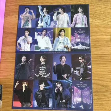 BTS Yet to Come 스티커 2장 세트