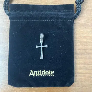 ANTIDOTE BUYERS CLUB Engraved Tiny Cross