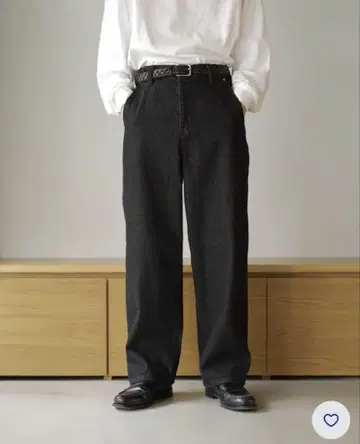 BON BON 오센틱 스트레이트 데님 (블랙) B5056