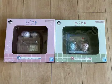 제일복권 치이카와 (먼작귀) 뭔가 포근한 치이카와의 온천 피규어 2세트