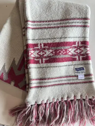 PHERROW'S 페로우즈 네이티브 패턴 머플러 프린지 롱