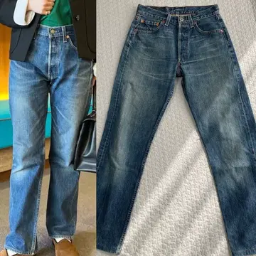 레어 preloved SHINZONE 90s levis501 유로제