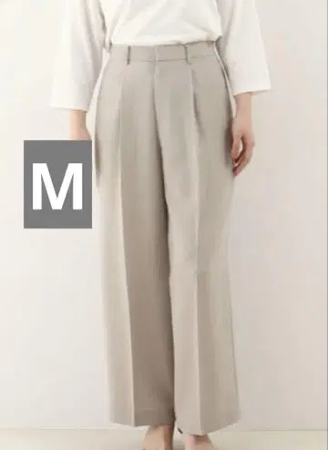 새상품급 노리즈 UV 컷 라이트 트윌 세미 와이드 팬츠 M
