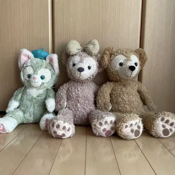 더피 프렌즈 봉제 인형 세트 약 40cm