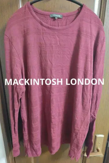 MACKINTOSH LONDON 링크스 보더 롱 슬리브 T셔츠