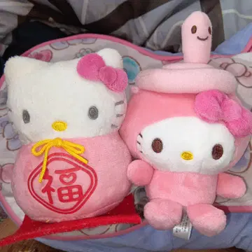 헬로키티 복키티 뱀키티 봉제 인형 2세트 초레어 완판