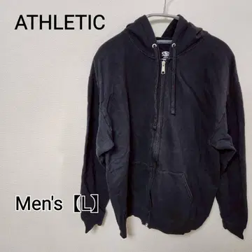 z42 [ ATHLETIC ] 풀 집업 후드티 ( 남성용 L ) 블랙
