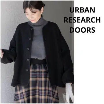 URBAN RESEARCH DOORS 퀼트 노카라 자켓