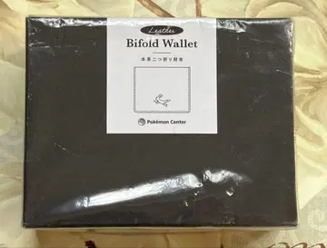 포켓몬 센터 블래키 천연 가죽 접이식 지갑