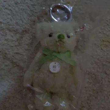 Steiff 그린 컬러 곰 키링 약 10cm