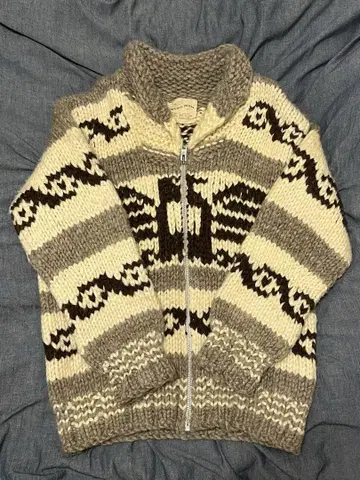 COWICHAN INDIAN KNIT 카우친 스웨터 USED