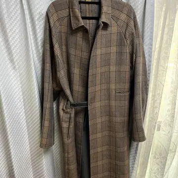 SUNSEA 2019AW 카멜 체크 코트