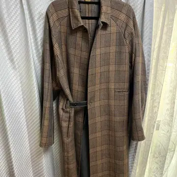 SUNSEA 2019AW 카멜 체크 코트