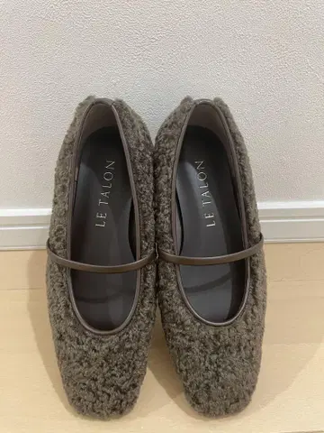 LE TALON 스트랩 보아 플랫슈즈 22cm