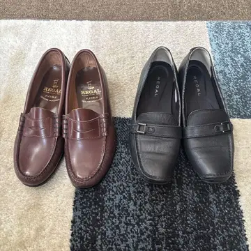 REGAL 리갈 로퍼 브라운 블랙 2족 세트