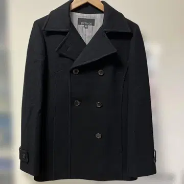 INITIALS 블랙 피 코트 사이즈 40