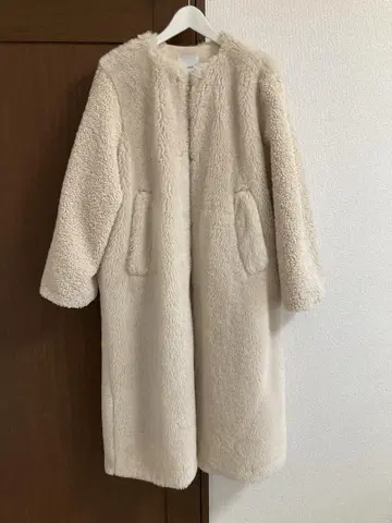 CLANE/클라네/MIX FUR COCOON COAT